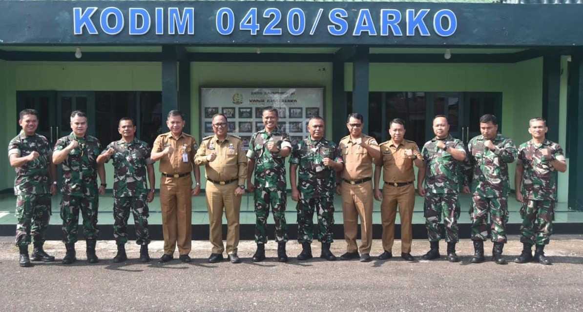 Silaturahmi Harmonis, Dandim 0420/Sarko Terima Kunjungan Pj Bupati Sarolangun