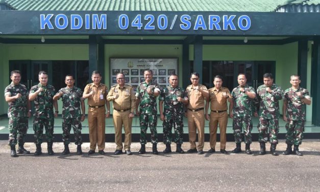 Silaturahmi Harmonis, Dandim 0420/Sarko Terima Kunjungan Pj Bupati Sarolangun