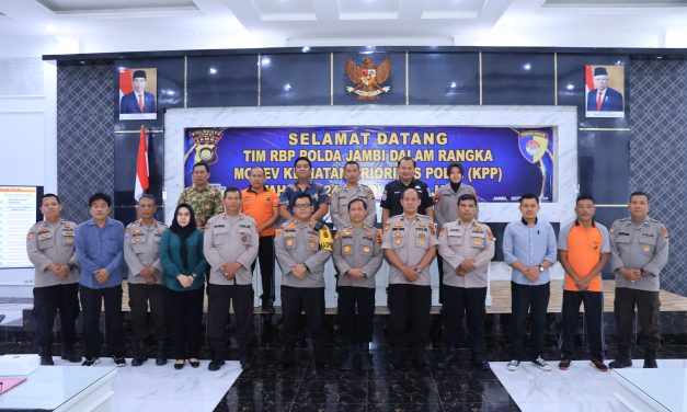 Monev Kegiatan Prioritas Polri (KPP) Tahun 2024 Di Polresta Jambi Oleh Tim RBP Polda Jambi.