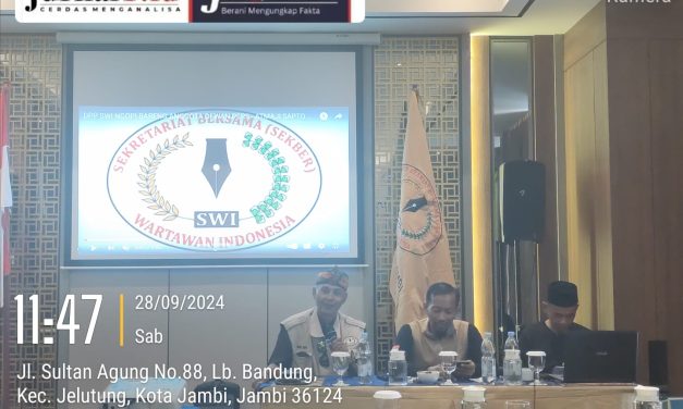 Rapat Pleno pengurus (RPP) SWI Propinsi Jambi Hari Ini Digelar DiHotel Aston Jambi