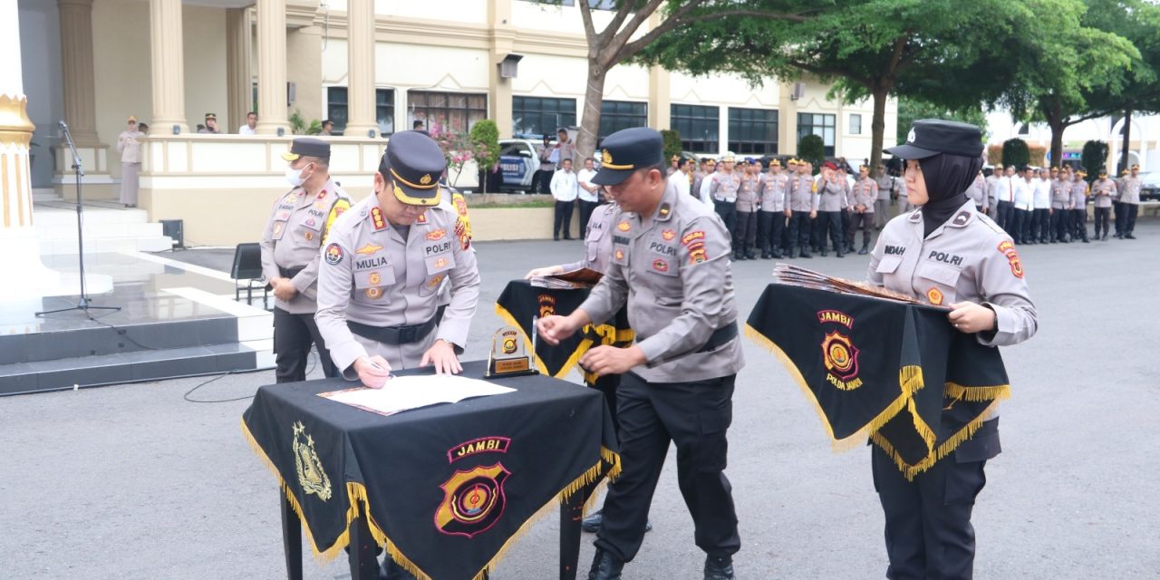 Polda Jambi Tandatangani Fakta Integritas Tentang Komitmen Dan Sanksi Terhadap Penyalahgunaan Narkoba