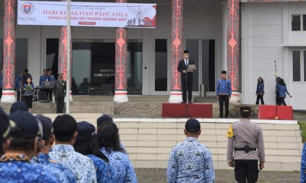 Bupati Humbahas Pimpin Upacara Peringatan Hari Kesaktian Pancasila Tahun 2024