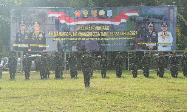 Selain Libatkan Warga, Kodim 0420 Sarko Libatkan 150 Personil Sukseskan TMMD ke 122