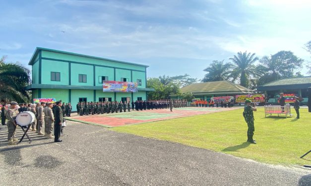 Kodim 0420/Sarko Laksanakan Upacara HUT TNI Ke-79 Di Makodim