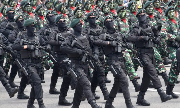 Defile Pasukan dan Alutsista Meriahkan HUT Ke-79 TNI