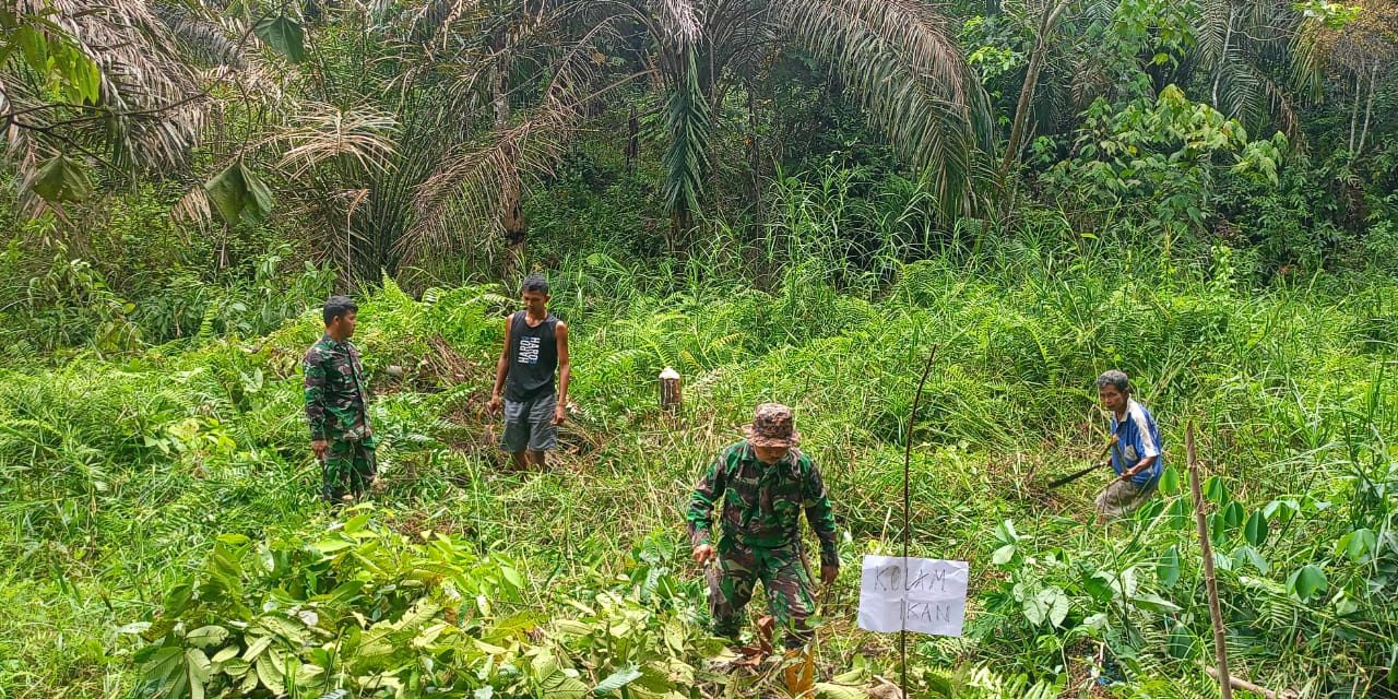 Program Ketahanan Pangan TMMD ke 122 Kodim 0420 Sarko Siap Wujudkan Kebutuhan Pangan Berkelanjutan di Desa Bedeng Rejo