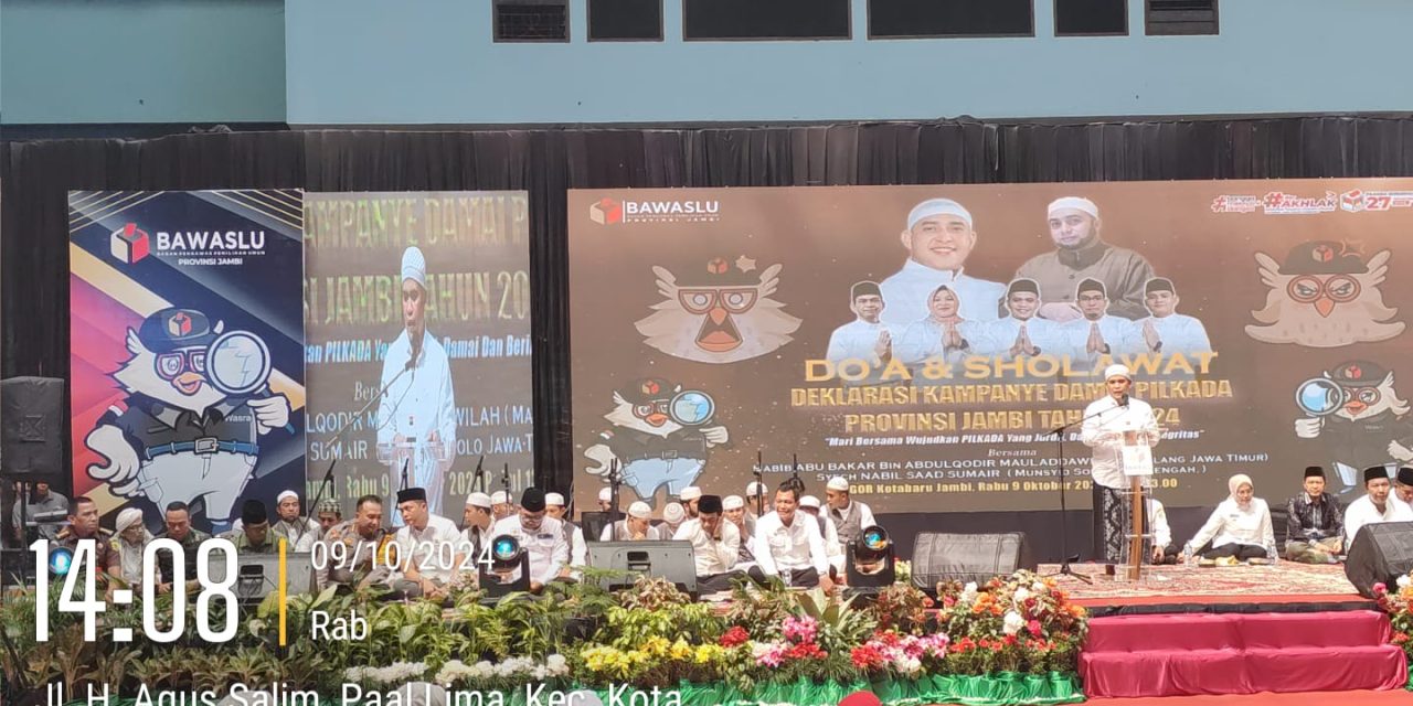 Deklarasi Kampanye Damai Pilkada Provinsi Jambi 2024
