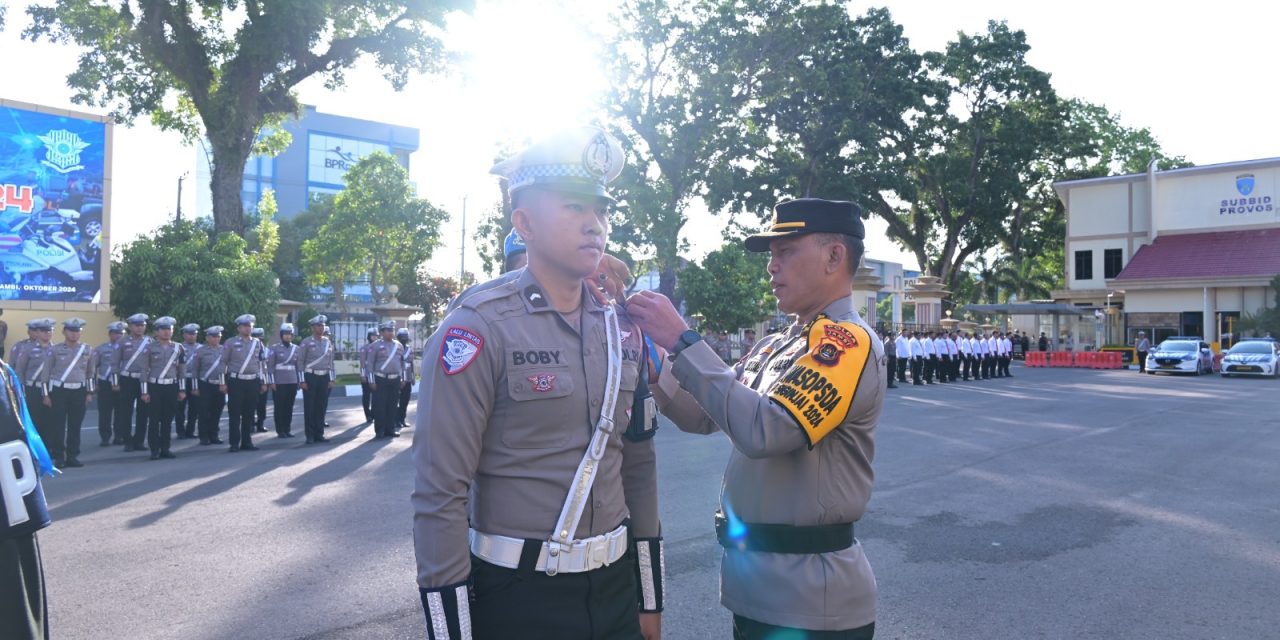 Kepolisian Daerah Jambi Melaksanakan Apel Gelar Pasukan Operasi “Zebra 2024 Polda Jambi”