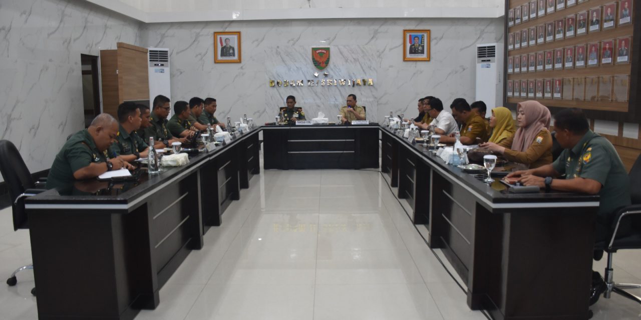 Kodam II/Sriwijaya Dukung Agenda Program Unggulan Pemkot Palembang