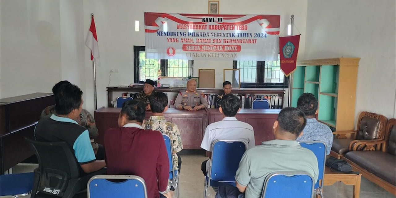 Polsek Tengah Ilir Cooling System dan Silaturahmi Dalam Rangka Menjaga Situasi Kondusif Menjelang Pemilu 2024