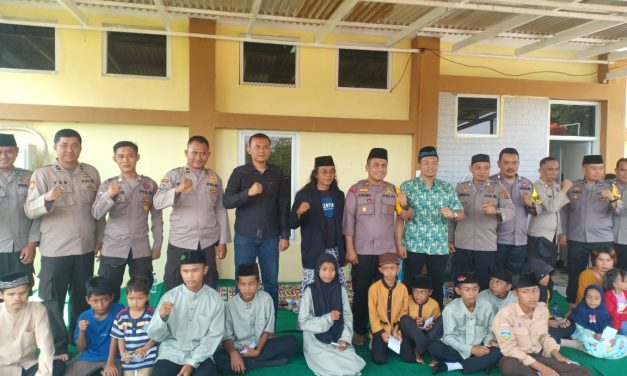 Polsek sungai gelam menggelar santunan anak yatim sekaligus Pisah Sambut Kanit Reskrim Polsek sungai gelam yang lama dan Baru Tahun 2024