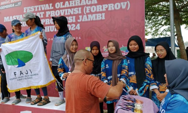 Arung Jeram Putri Tanjabbarat Raih Satu Perunggu di Kejuaraan Forprov Kormi