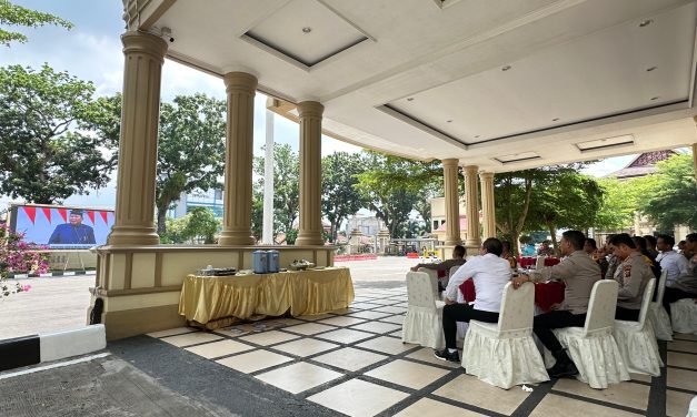 Polda Jambi Gelar Nobar Prosesi Pelantikan Presiden dan Wakil Presiden Terpilih Periode 2024-2029