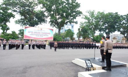 Polda Jambi Menggelar Apel Konsolidasi Operasi Mantap Brata 2023-2024