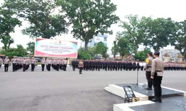 Polda Jambi Menggelar Apel Konsolidasi Operasi Mantap Brata 2023-2024