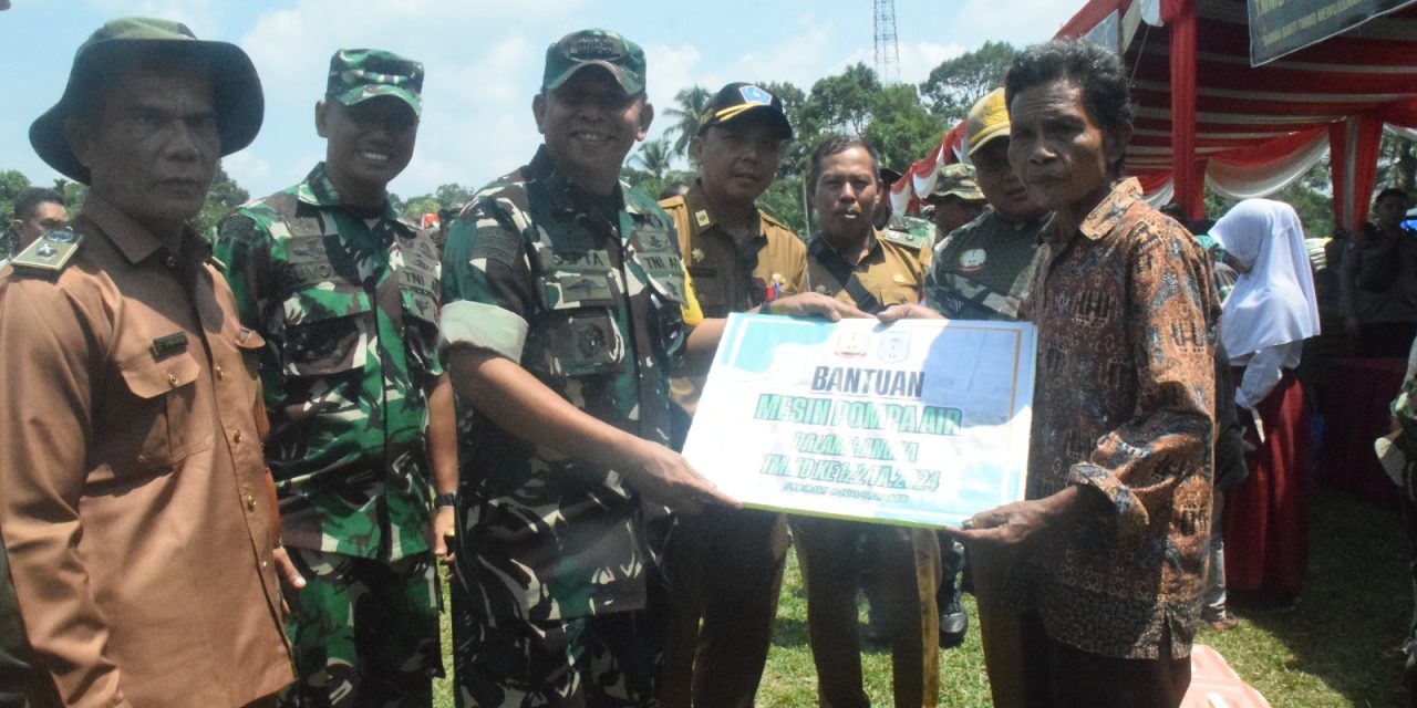 Tim Wasev Mabesad Kunjungi Lokasi TMMD ke 122 Kodim 0420 Sarko