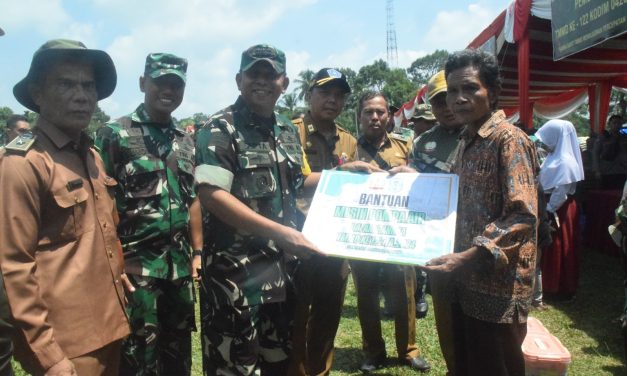 Tim Wasev Mabesad Kunjungi Lokasi TMMD ke 122 Kodim 0420 Sarko