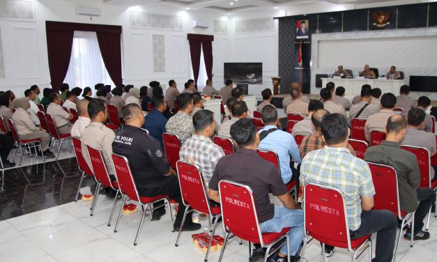 Pimpin Pra Audit Kinerja Itwasda Tahap II, Wakapolresta Jambi Sampaikan Arahan Kapolresta.