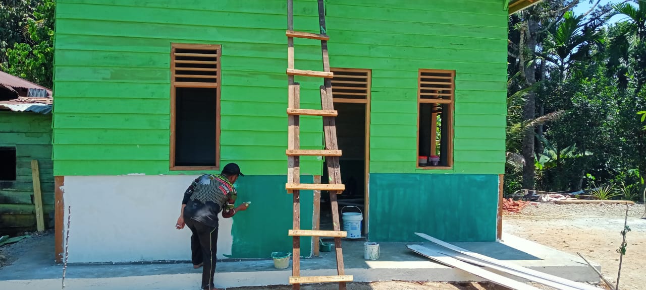 RLH Yabani Terus Dipoles Anggota Satgas TMMD ke 122 Kodim 0420 Sarko