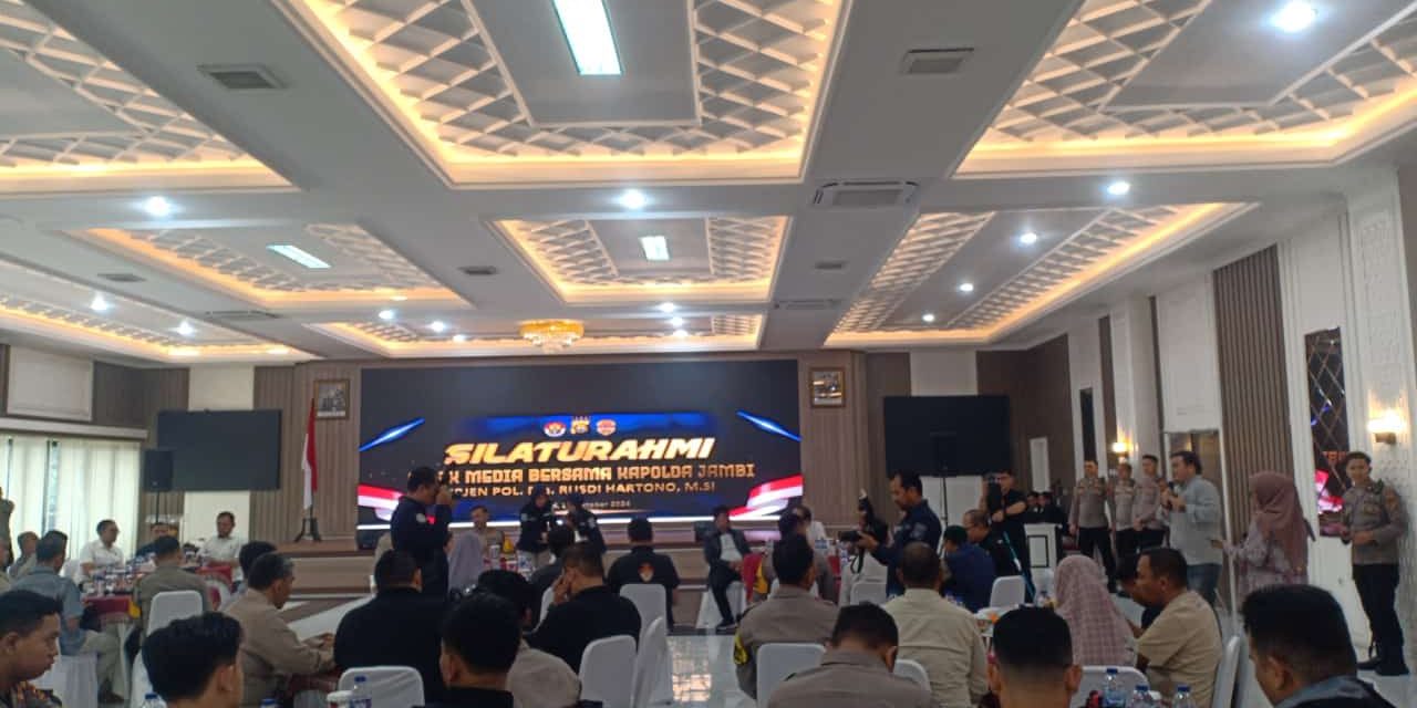 Polda Jambi Gelar Ajang Silaturahmi Bersama Awak Media Guna Menciptakan Situasi Aman Damai Dan Kondusif Dalam Menghadapi Pilkada Tahun 2024 JAMBI