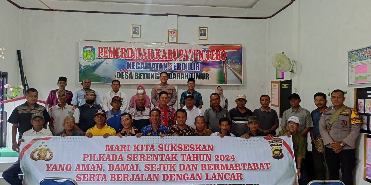 Kapolsek Tebo Ilir Gelar Silaturahmi untuk Menjaga Situasi Kondusif Jelang Pilkada 2024 di Kabupaten