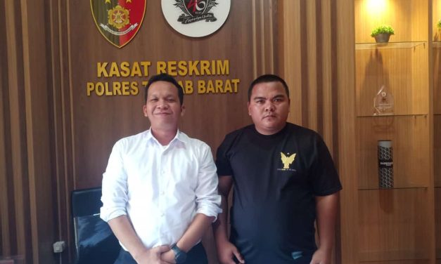 Kasatreskrim polres Tanjung Jabung Barat sambut baik kedatangan media BITV Jambi Tahun 2024