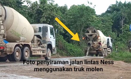 Sidak Dewan Tidak Dianggap, Vendor HK-I Siram Debu Pakai Truk Molen