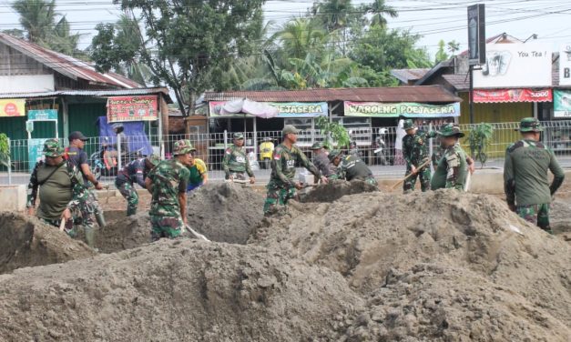 Kodim 0418/Palembang Kurve Pembersihan Bangunan Dapur Gizi