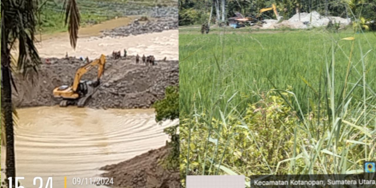 PETI kota Nopan Desa Ampung siala kecamatan Batang natal Operasi lagi, Diminta kepada Kapolres Mandailing Natal Tindak Para Pelaku
