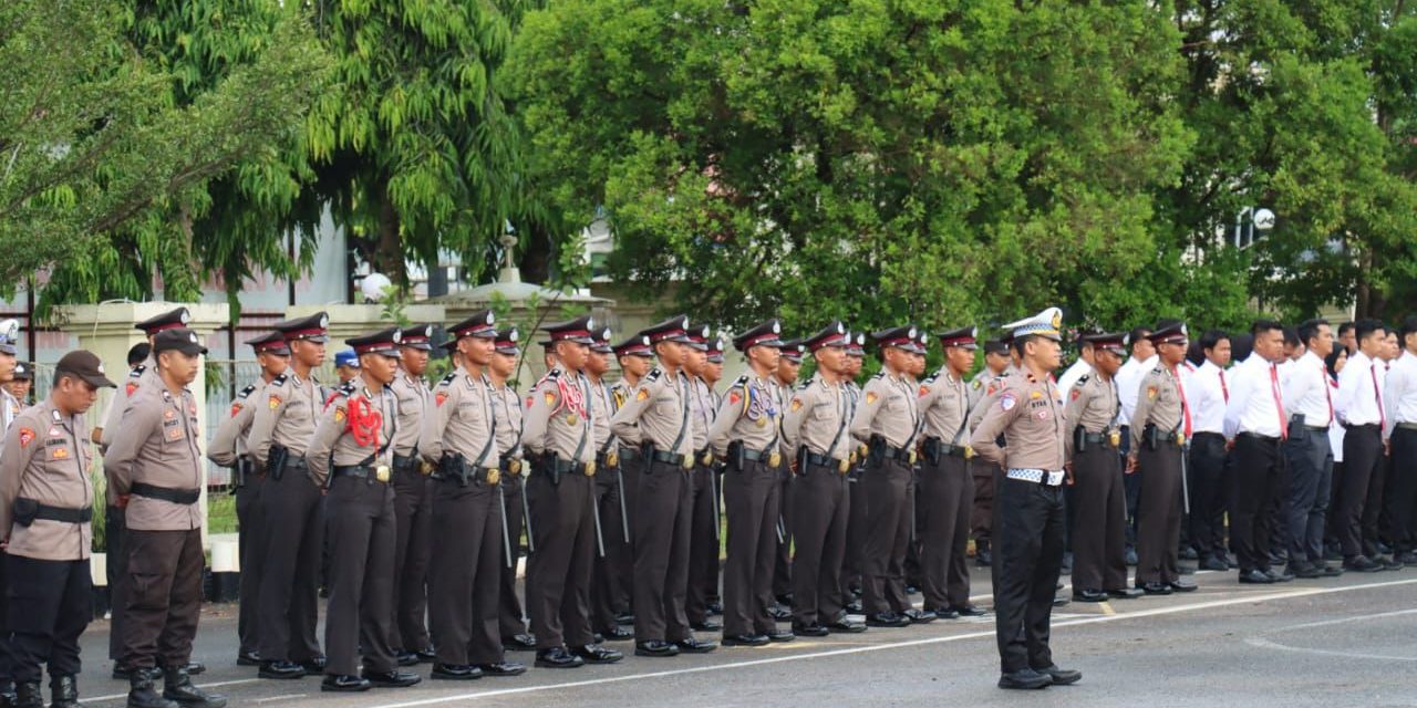 Kapolres Tebo Pimpin Upacara Pembukaan Latja Siswa Diktuk Bintara Polri Gelombang II T.A. 2024