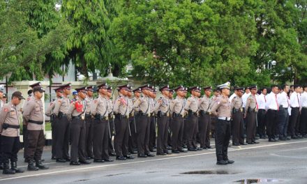 Kapolres Tebo Pimpin Upacara Pembukaan Latja Siswa Diktuk Bintara Polri Gelombang II T.A. 2024