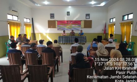 Kasat Binmas Polresta Jambi Hadiri Sosialisasi dan Penyuluhan Bahaya Narkoba