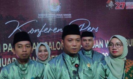 KPU Muaro Jambi Terima 4 Berkas Calon Bupati dan Wakil Bupati Tahun 2024