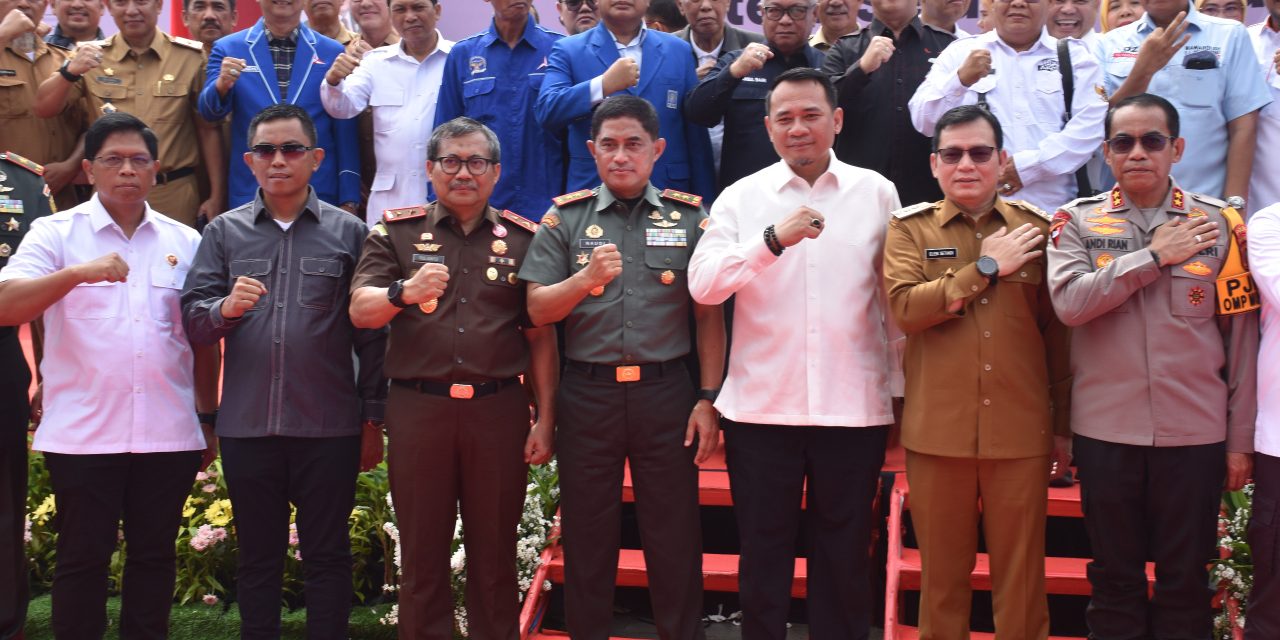 Pangdam II/Sriwijaya Hadiri Deklarasi Damai Pemilihan Gubernur dan Wagub Sumsel Tahun 2024
