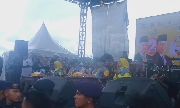 Ribuan Masa Agus Nazar Nomor Urut 2 Antusias Sambut Kampanye Akbar