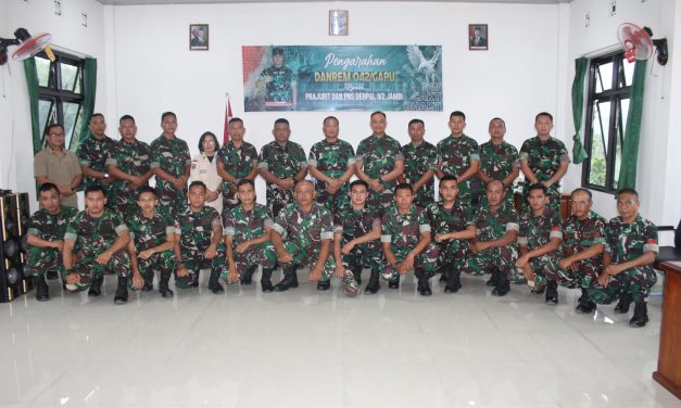 Brigjen TNI Heri Purwanto, S.E, M.Sc,. Awali Tugas dengan Kunjungan Kerja ke Balak Aju Korem 042/Gapu