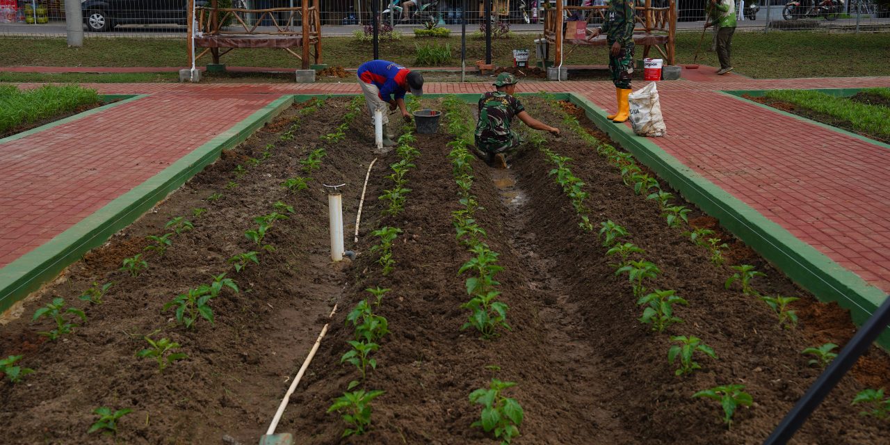 Kodam II/Swj Bangun ‘Taman Aspirasi’, Dukung Program Pemerintah Dapur Gizi Sehat BGN.