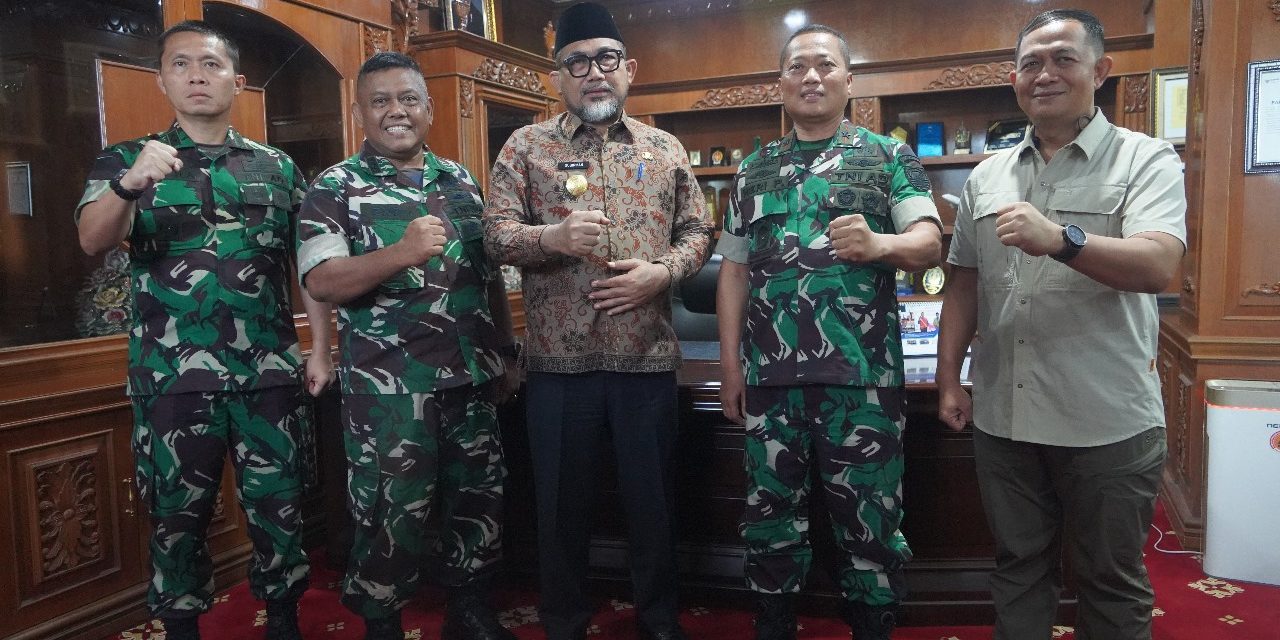 Danrem 042/Gapu Lakukan Kunjungan dan Silaturahmi dengan Pjs. Gubernur Jambi, Bahas Sinergi Pilkada Serentak 2024