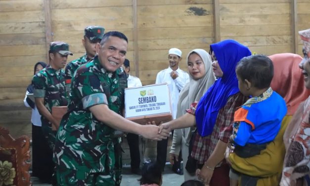 Peduli Wilayah 3T dan Kumuh, Kodim 0419/Tanjab Gelar Bakti Sosial untuk Dorong Ekonomi dan Kesehatan