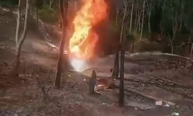 Diduga Sumur Minyak Illegal Kembali Terbakar