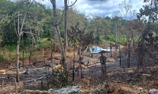 Reza Khomeni :Proses Penyelidikan Sumur Minyak Yang Terbakar Dan Diduga Milik Ucok Padang Lawas Dilakukan Oleh Polres Batanghari