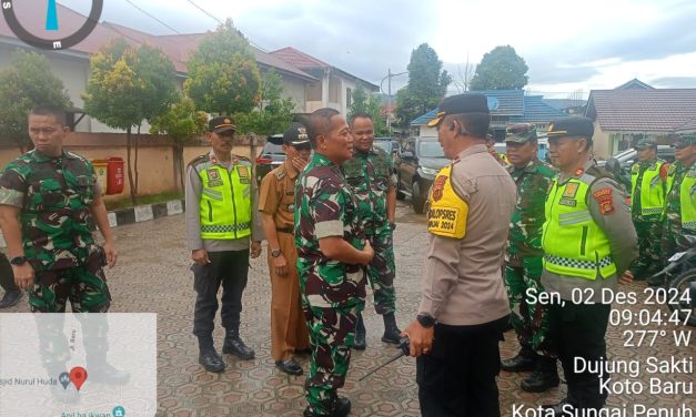 Sinergi amankan Pilkada, Danrem 042/Gapu pantau langsung PSU Pilkada Kota Sungai Penuh