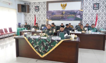 Dipimpin Kasad, Danrem 042/Gapu Ikuti Rapat Purna TMMD ke-45 Tahun 2024 melalui Vicon