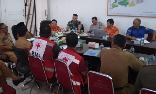 Meningkatkan Kesiapsiagaan Bencana, Pabung Kodim 0420/Sarko Hadiri Rapat Koordinasi di Sarolangun