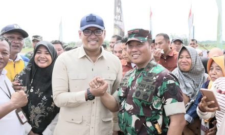 Komandan Korem 042/Gapu Menghadiri Kegiatan Apel Brigade Pangan.