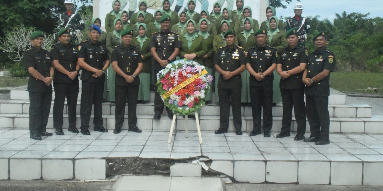 Dandim 0420/Sarko Letkol Inf Suyono Pimpin Ziarah Nasional di TMP Bangko dalam Rangka Memperingati Hari Juang Kartika 2024