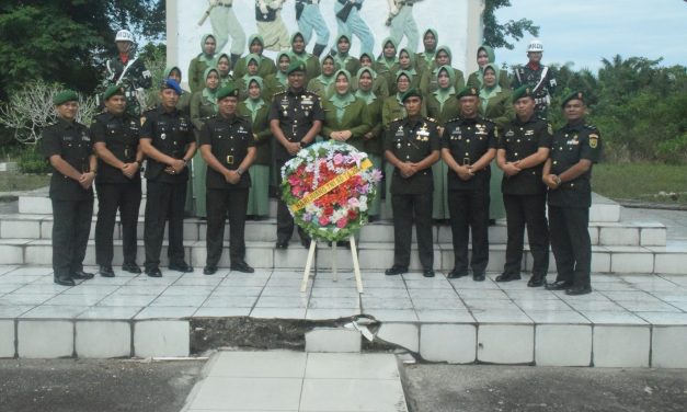 Dandim 0420/Sarko Letkol Inf Suyono Pimpin Ziarah Nasional di TMP Bangko dalam Rangka Memperingati Hari Juang Kartika 2024