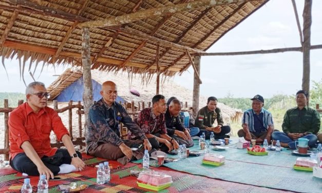 Sekretaris Dinas Peternakan dan Perkebunan Kabupaten Muaro Jambi Suharyanto, S.H.I., Menghadiri Agrowisata Desa Panen Raya Semangka.