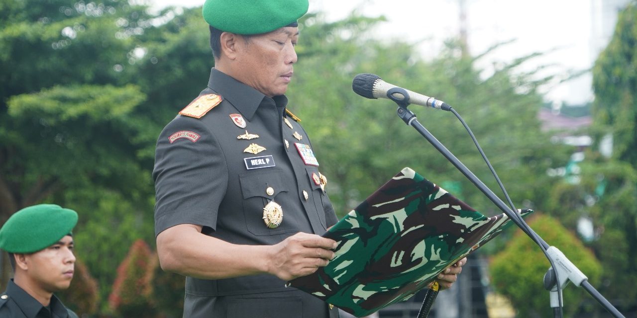 Korem 042/Gapu Gelar Upacara Hari Juang TNI AD 2024: Bukti Sinergi Bersama Rakyat