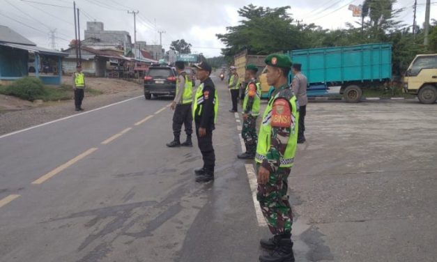TNI, Polri, dan Pemda Bersatu Amankan Pos Nataru di Kabupaten Merangin Jelang Natal dan Tahun Baru